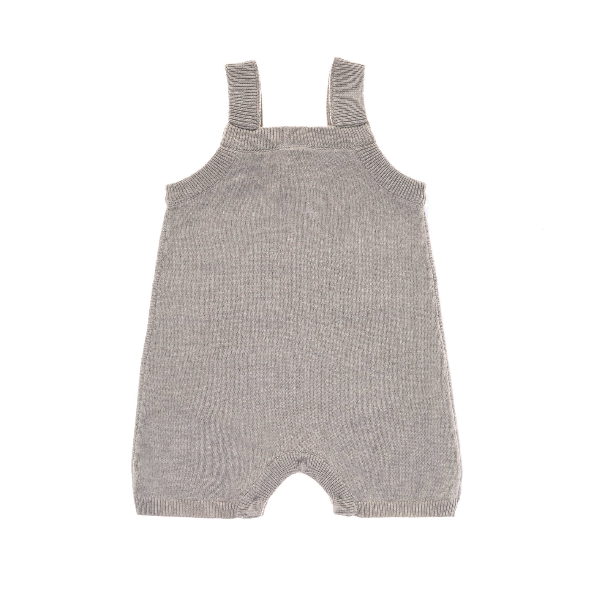 Baby Strampler - gestrickter Jumpsuit, Grau