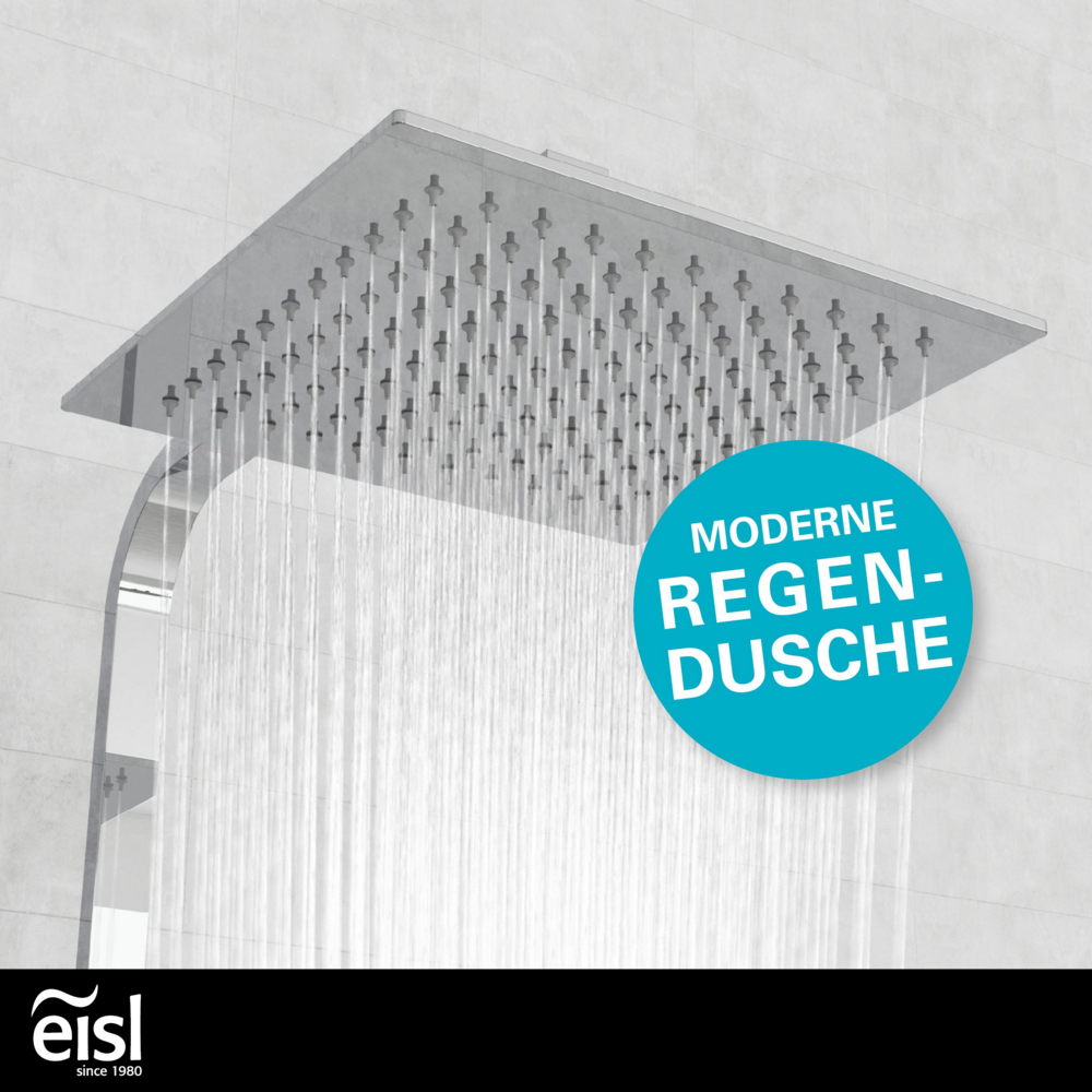Eisl Duschset CALVINO, Duschsystem mit Thermostatarmatur, Chrom