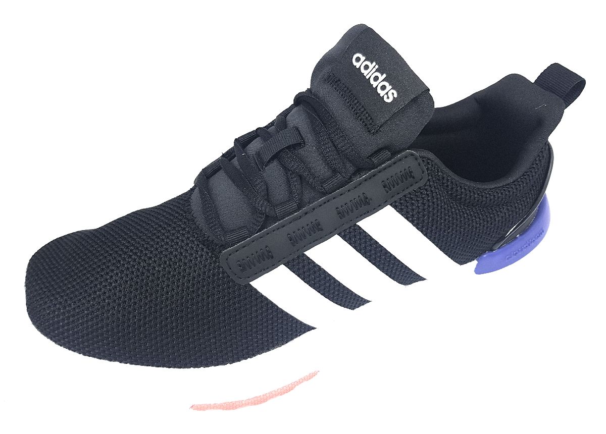 adidas Racer TR21K H04211 Schwarz CBLACK/FTWWHT/SONINK