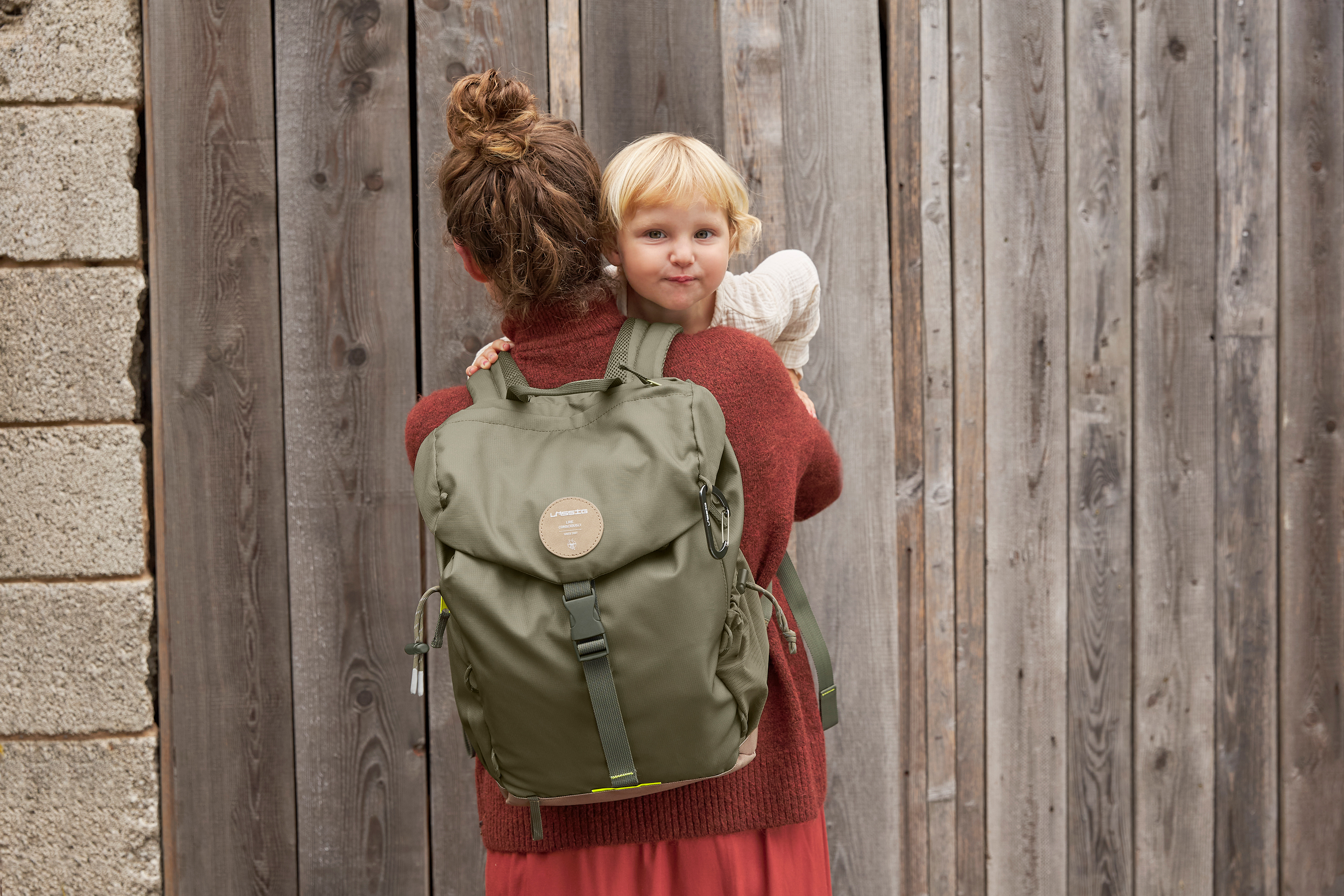 Wickelrucksack - Outdoor Backpack, Olive
