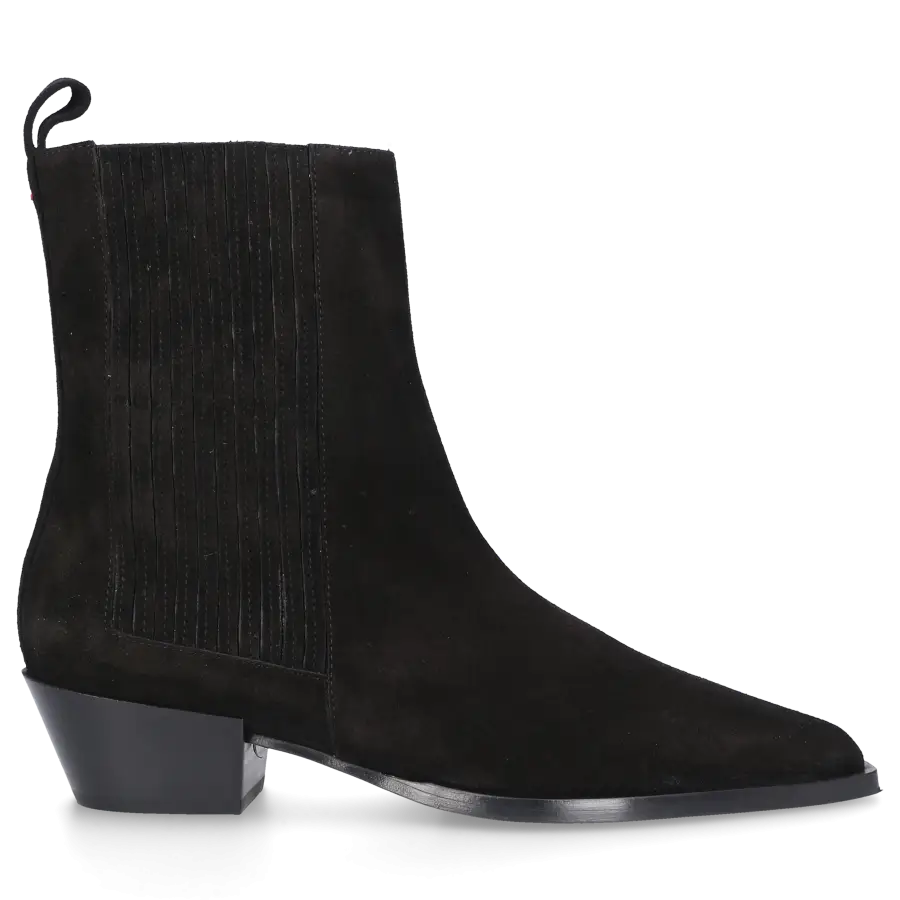 Aeyde - Stiefel BELINDA Veloursleder - schwarz