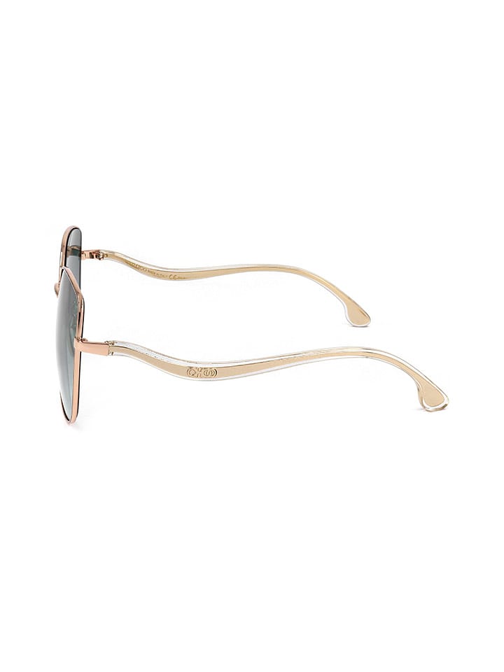 Jimmy Choo Damen-Sonnenbrille in Gold/ Türkis günstig kaufen 60