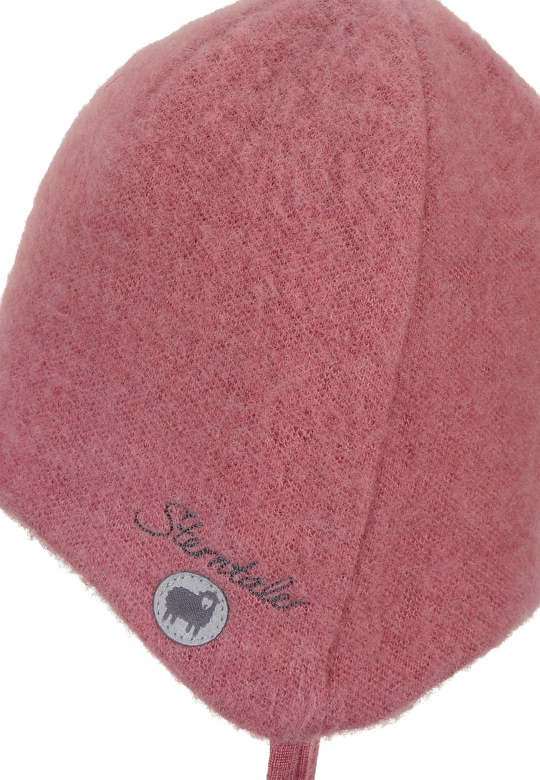 Mütze aus Wolle (Merino) mit Bindeband in 5 Farben