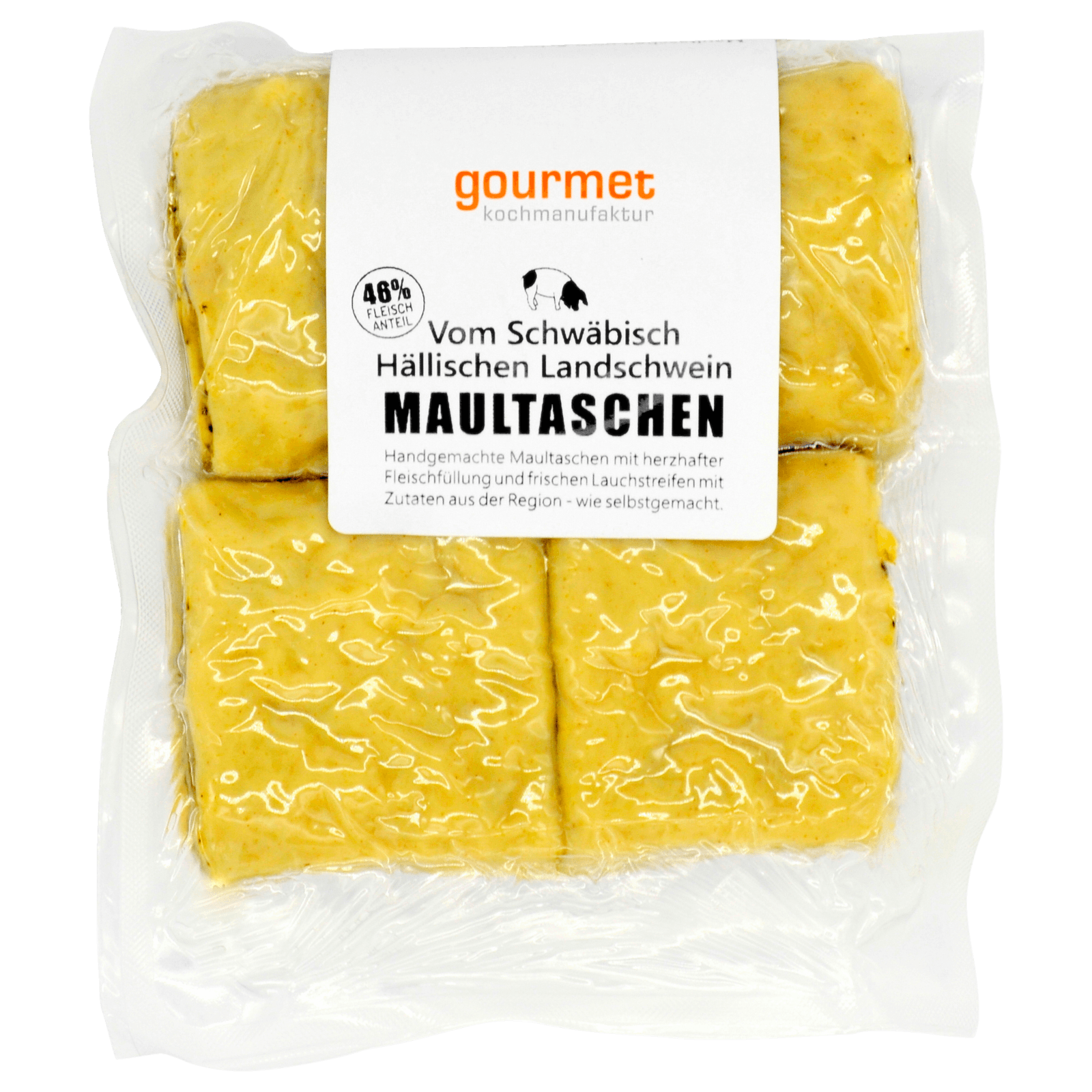 Gourmet Kochmanufaktur Schwäbisches Hällische Maultaschen 4 Stück