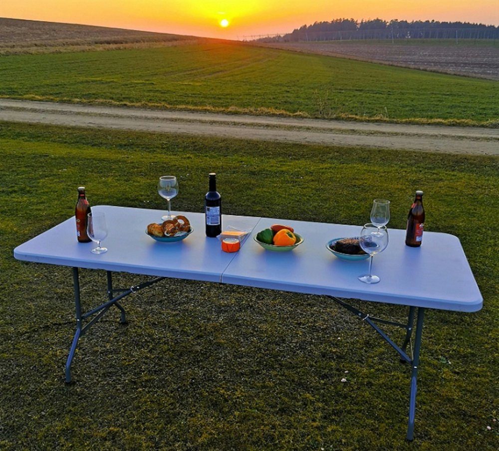 BruKa Klapptisch Klappbarer Tisch CAMPIXX BIG XXL Campingtisch Klapptisch Falttisch