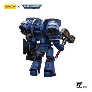 Warhammer 40k Actionfigur 1/18 Ultramarines Vanguard Veteran with Thunder Hammer and Storm Shield 12 cm