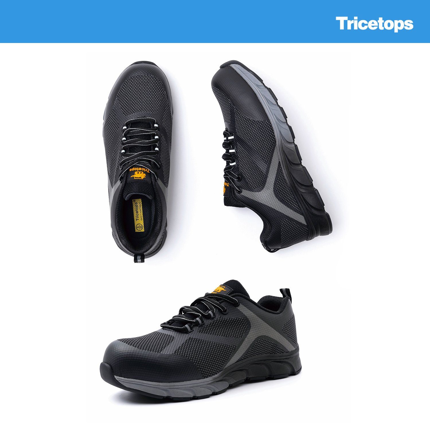 Tricetops CM232 Sicherheitsschuhe S1P Arbeitsschuhe Herren metallfreie Arbeitsschuh