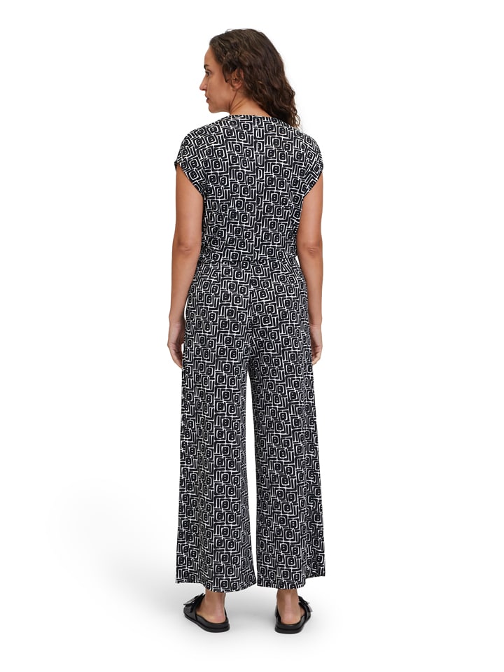 Vera Mont Jumpsuit in Schwarz/ Weiß günstig kaufen