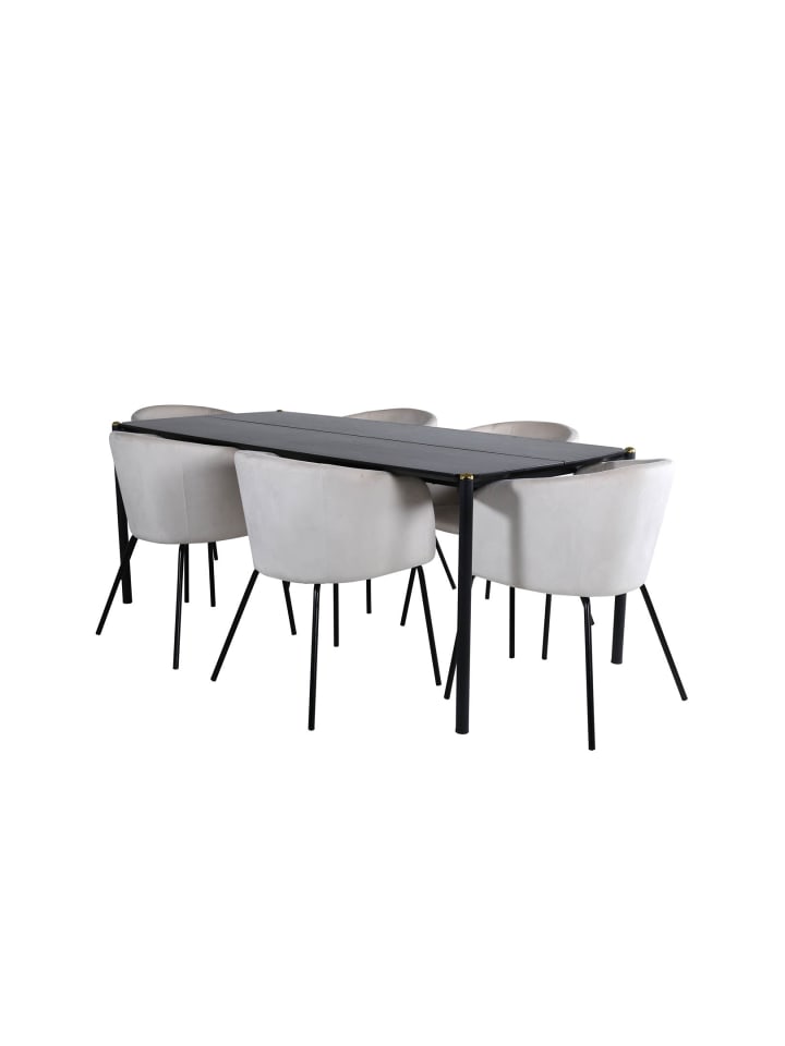 ebuy24 Essgruppe Pelle 3 (7-teilig) Beige 90 x 190 cm günstig kaufen onesize