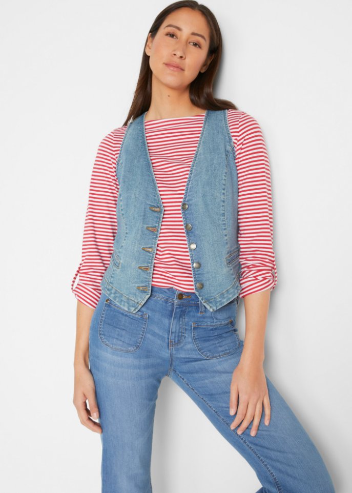 Stretch-Jeansweste