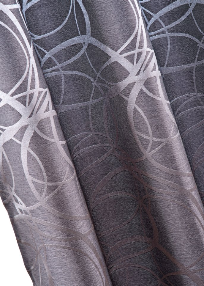 Vorhang mit Jacquardmuster (1er Pack)