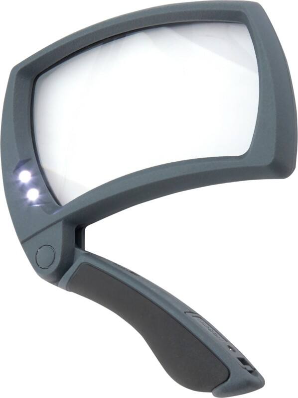 Carson Tragbares Vergrösserungsglas MJ-50 MagniFold Schwarz und Grau 127 mm