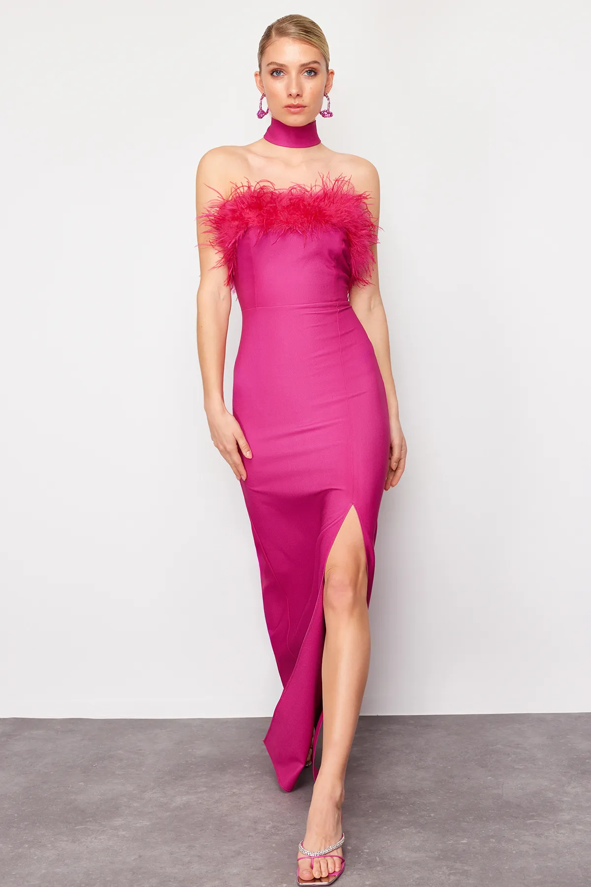 Trendyol Collection  Abendkleid & Abschlusskleid - Rosa - Shift