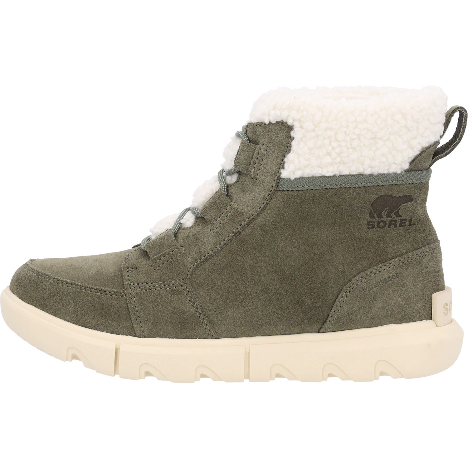 Sorel Explorer Next Carnival WP 2058891, Schnürstiefel, Damen, Grün (bleached ceramic)