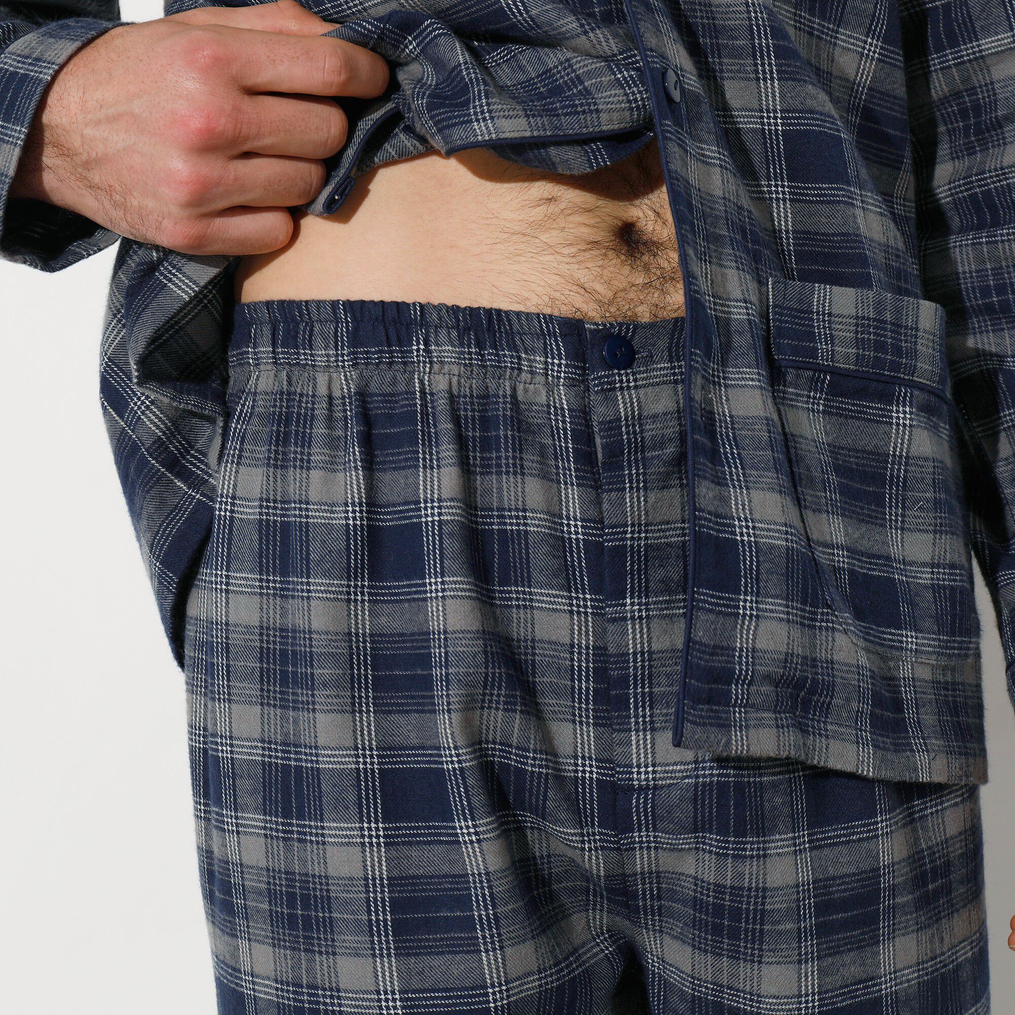Pyjama carreaux en pilou