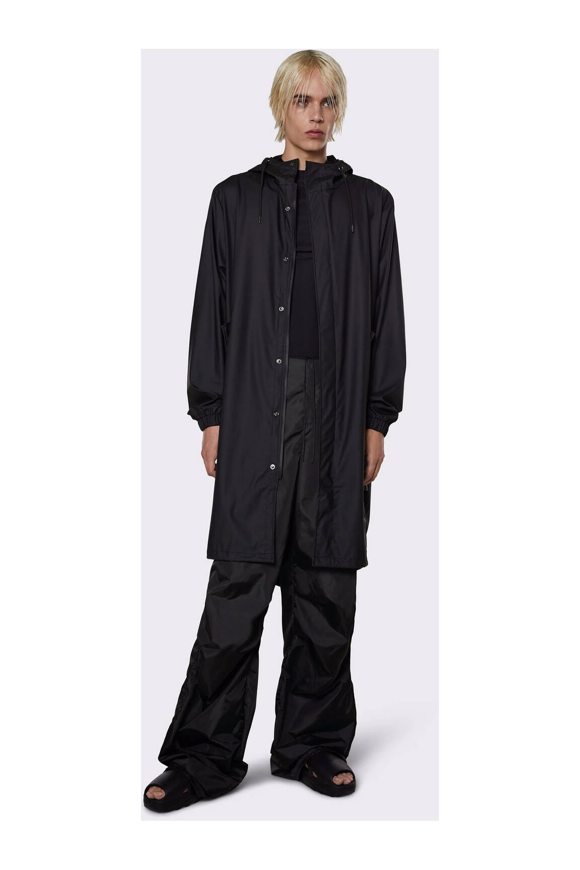 Rains Impermeables Trenchs Unisexe couleur noir