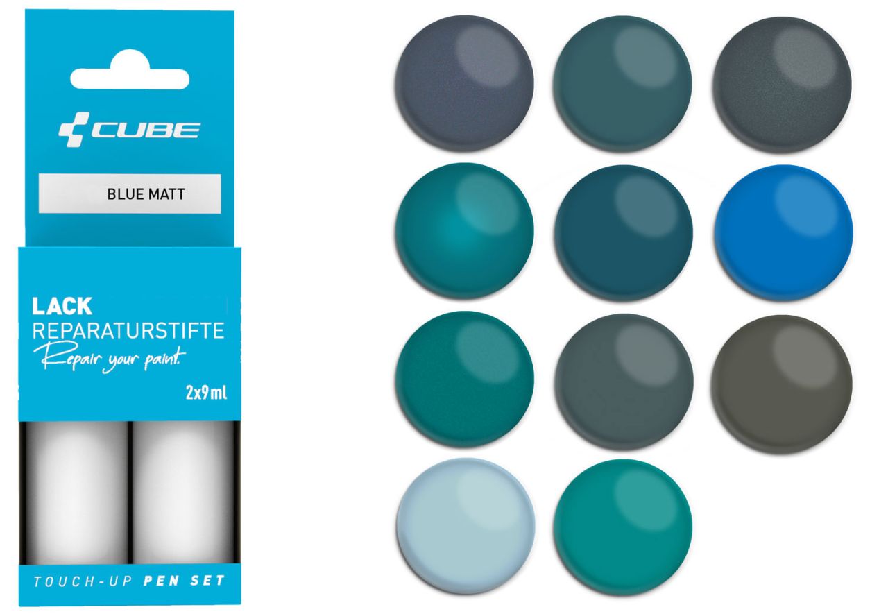 Cube Lackreparaturstift Set BLUE matt kaufen | Bike-Discount
