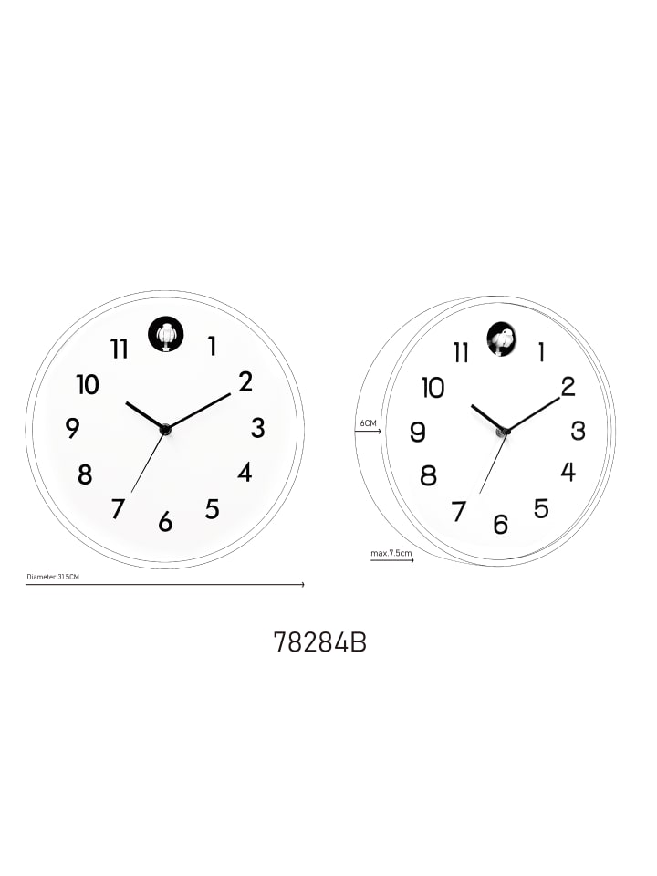 Globo lighting Wanduhr 