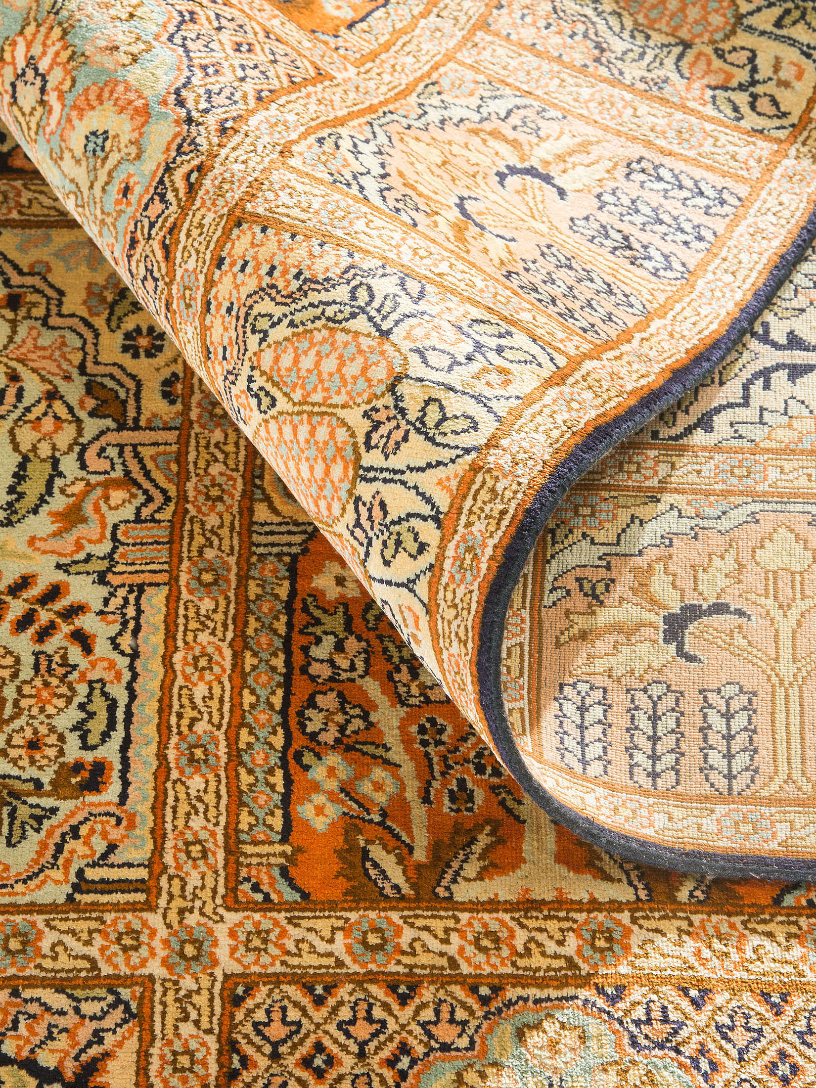 Kaschmir Seide 18/18 ca. 170 x 253 cm, Unikat / Einzelstück
