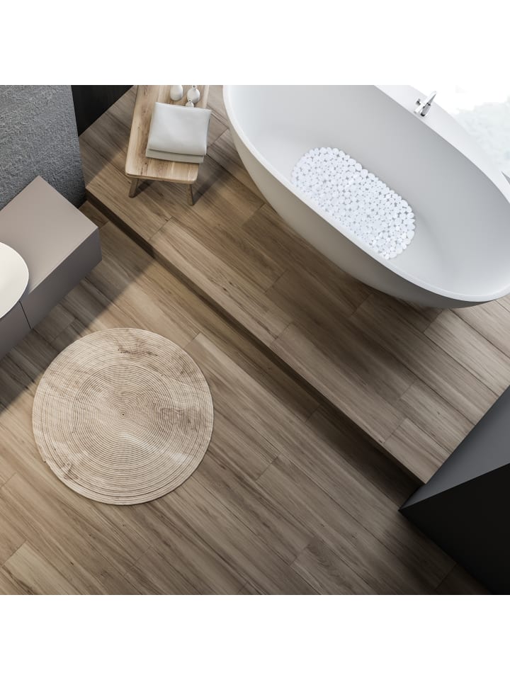 relaxdays Badewanneneinlage in Grau - (L)34,5 x (B)66,5 cm günstig kaufen onesize