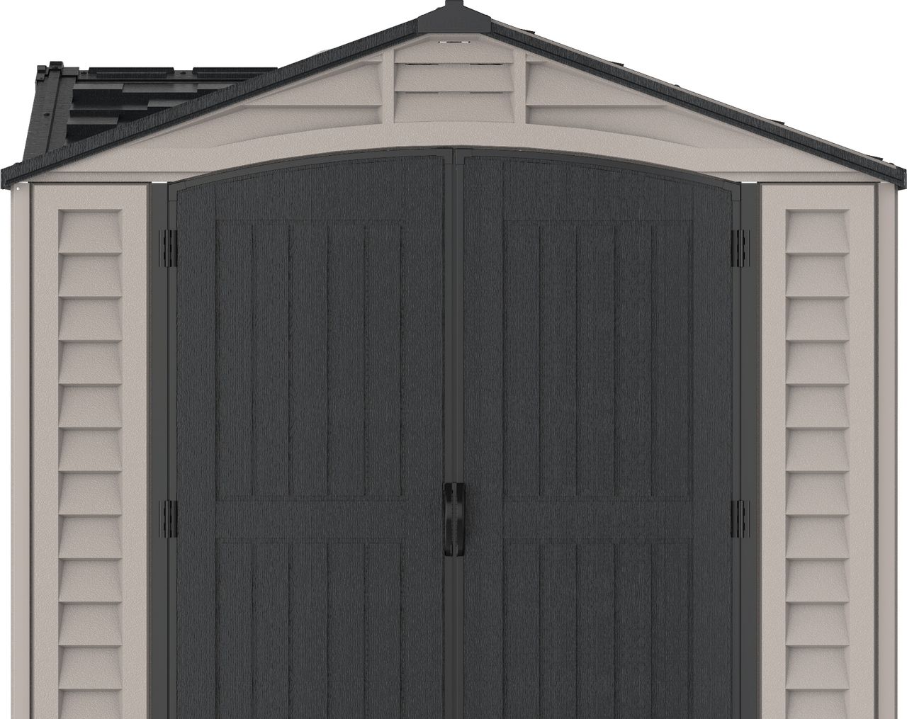 Duramax Kunststoffgerätehaus Apex Pro 10.5'x8', 7,6 m² - Grau   Bodenkonstruktion DURAMAX 40116