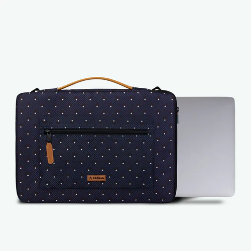La Défense 15/16 inch navy blue laptop sleeve