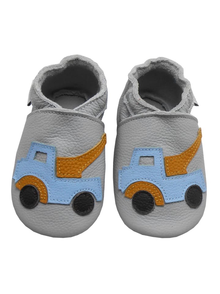 Yalion Leder-Krabbelschuhe 