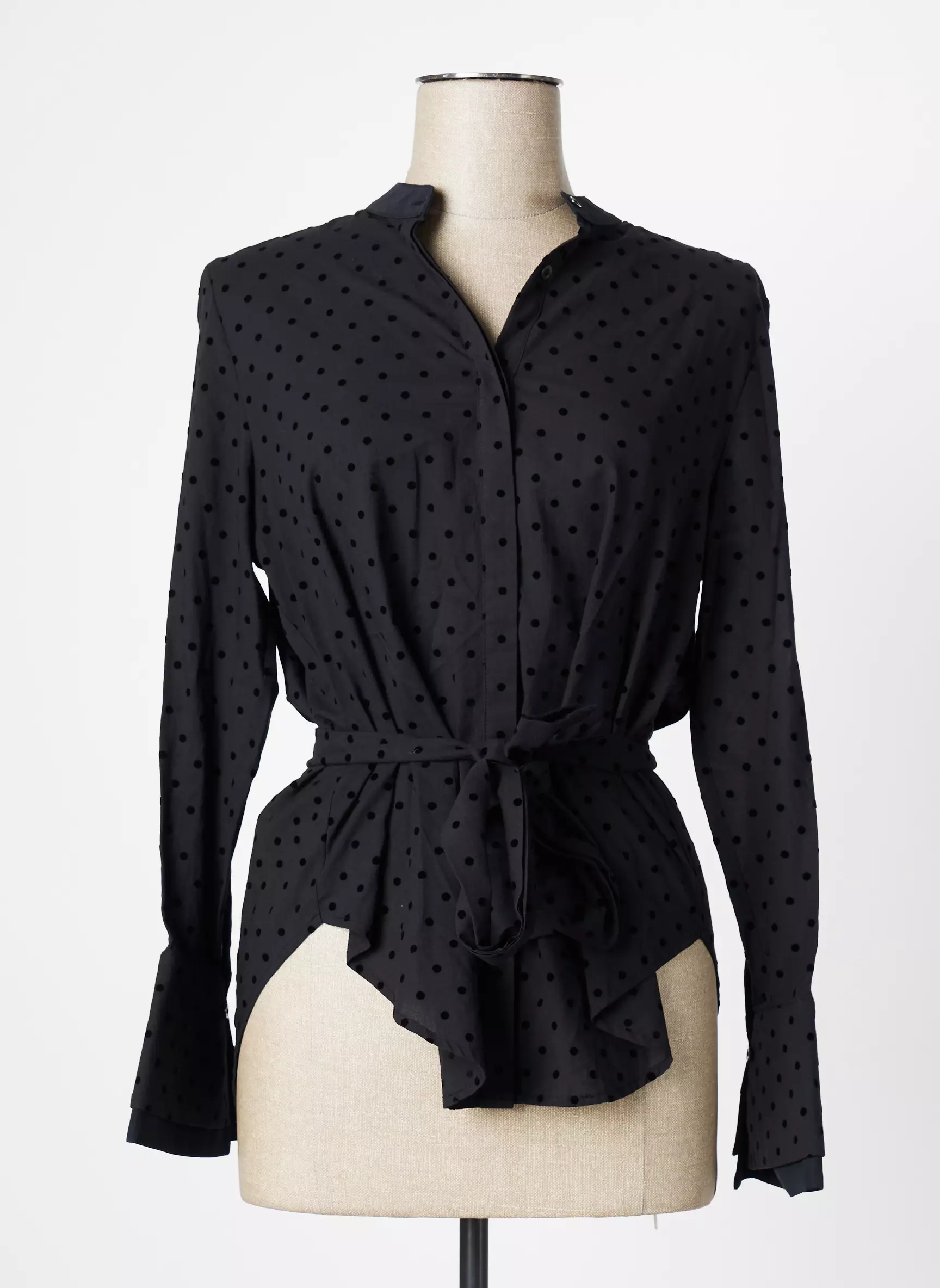 Hana San Chemisiers Femme couleur noir
