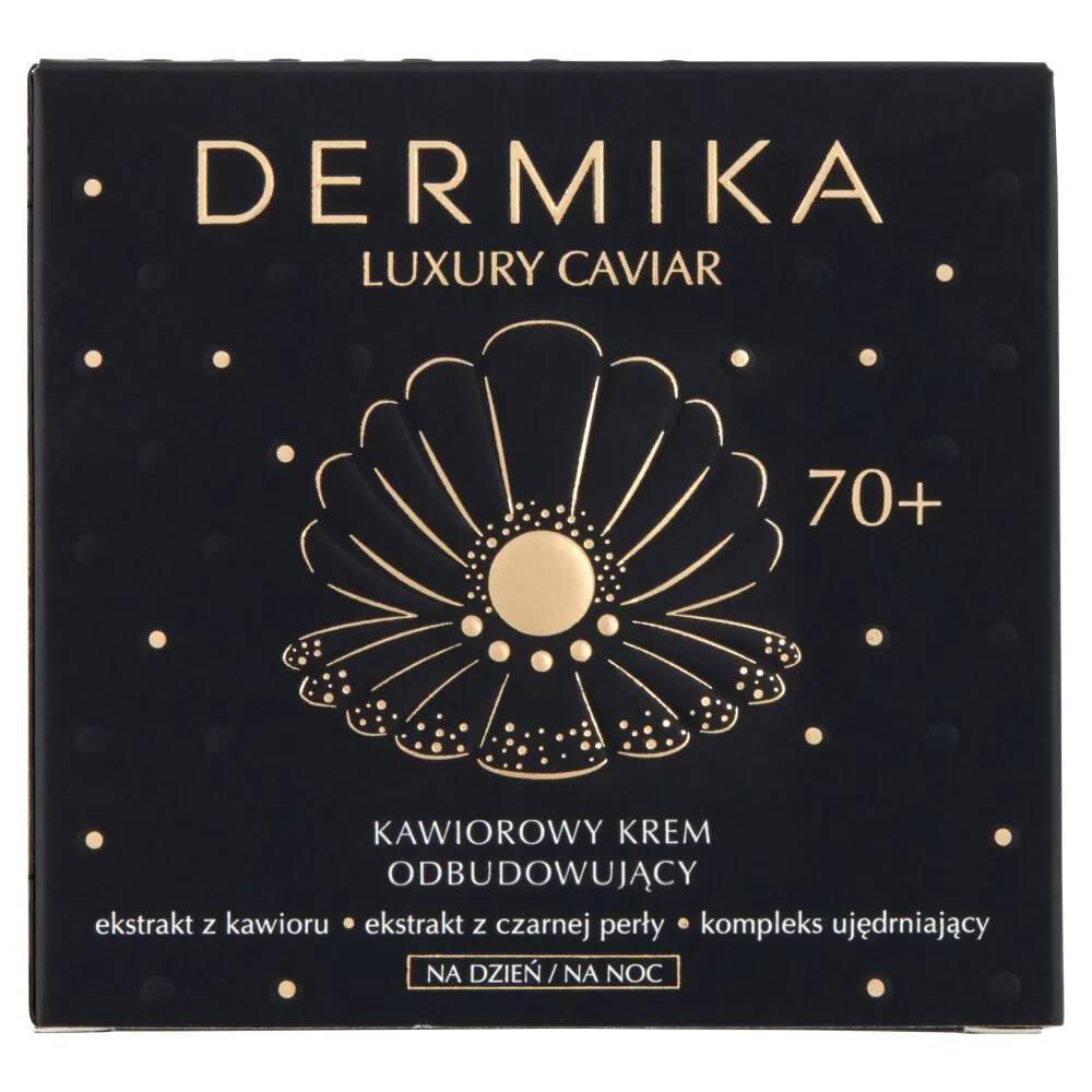 Dermika Luxury Caviar krema za regeneraciju s kavijarom 70+ dan/noć
