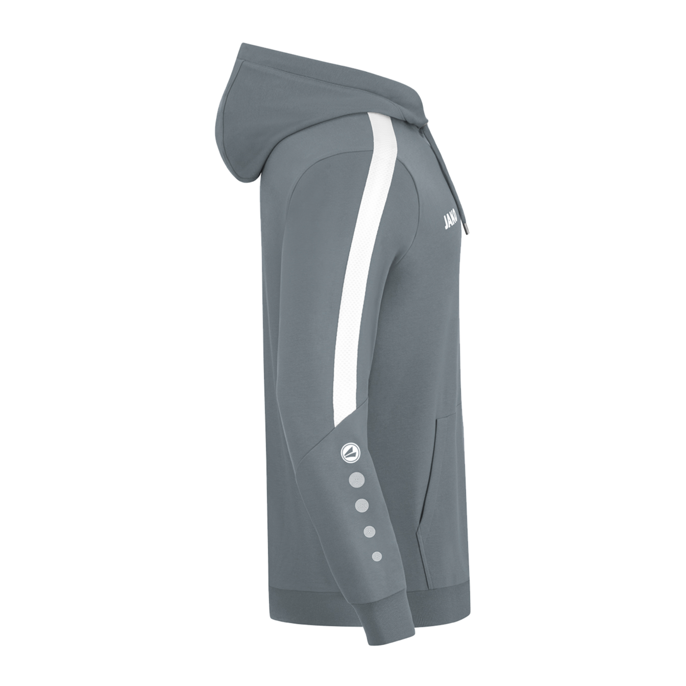 JAKO Power Hoody Kids Grau Weiss F840