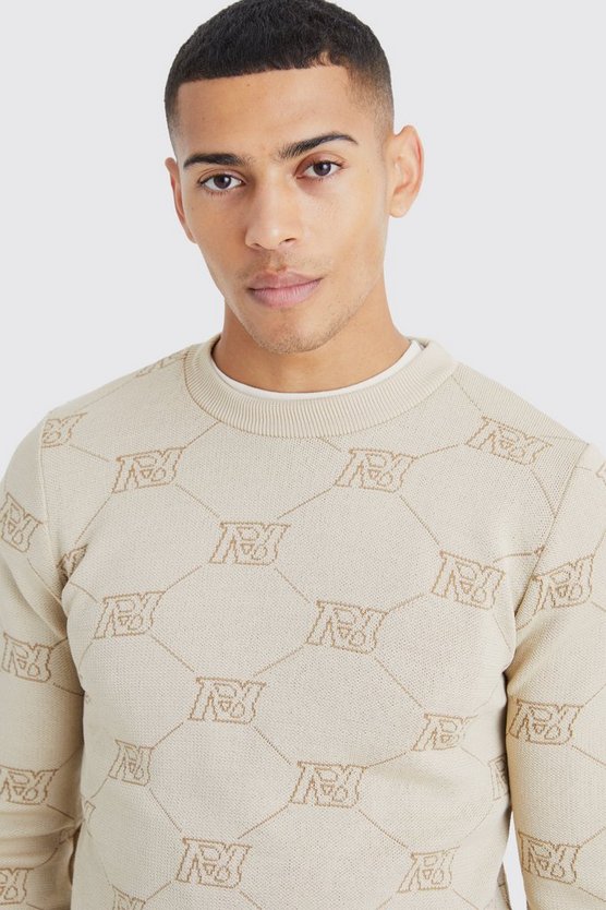 Jacquard Strickpullover