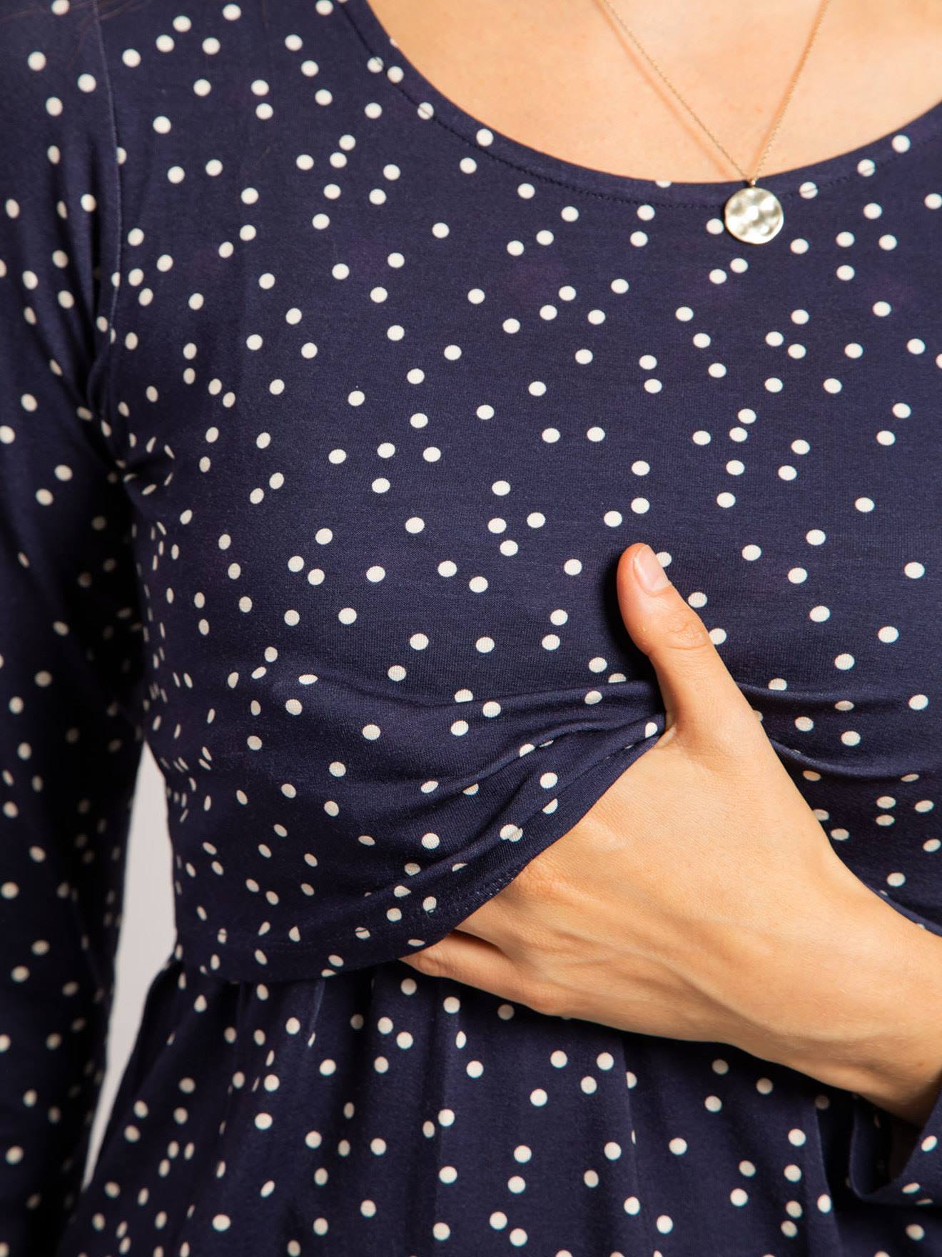 Envie de Fraise Shirt für Schwangerschaft & Stillzeit LINE LS ENVIE DE FRAISE - marine