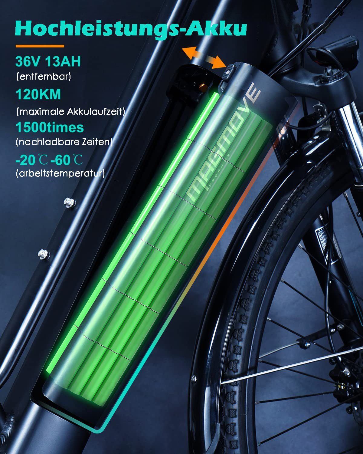 Fangqi E-Bike 28Zoll E-Citybike,SHIMANO 8 Gang,250W Bafang Mittelmotor,13AH AKKU, 8 Gang shimano, Kettenschaltung, Mittelmotor, (Hydraulische Scheibenbremsen vorne und hinten, Federdämpfung vorne, Sitzhöhe einstellbar), Retro-Gepäckträger