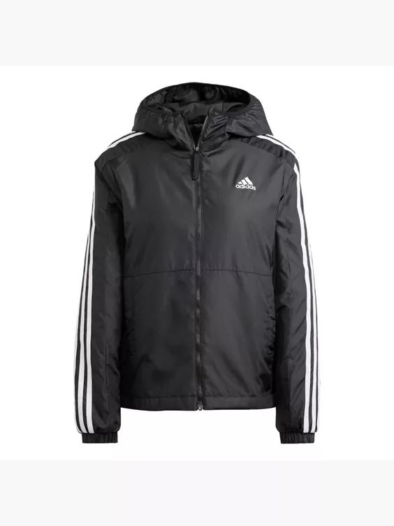 adidas Essentials 3-Streifen Insulated Hooded Jacke