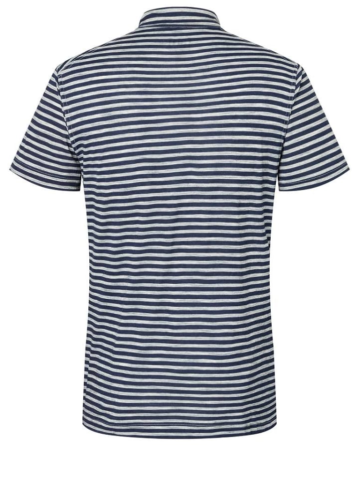 super.natural Merino Polo M MARINERO POLO in grau - blau günstig kaufen