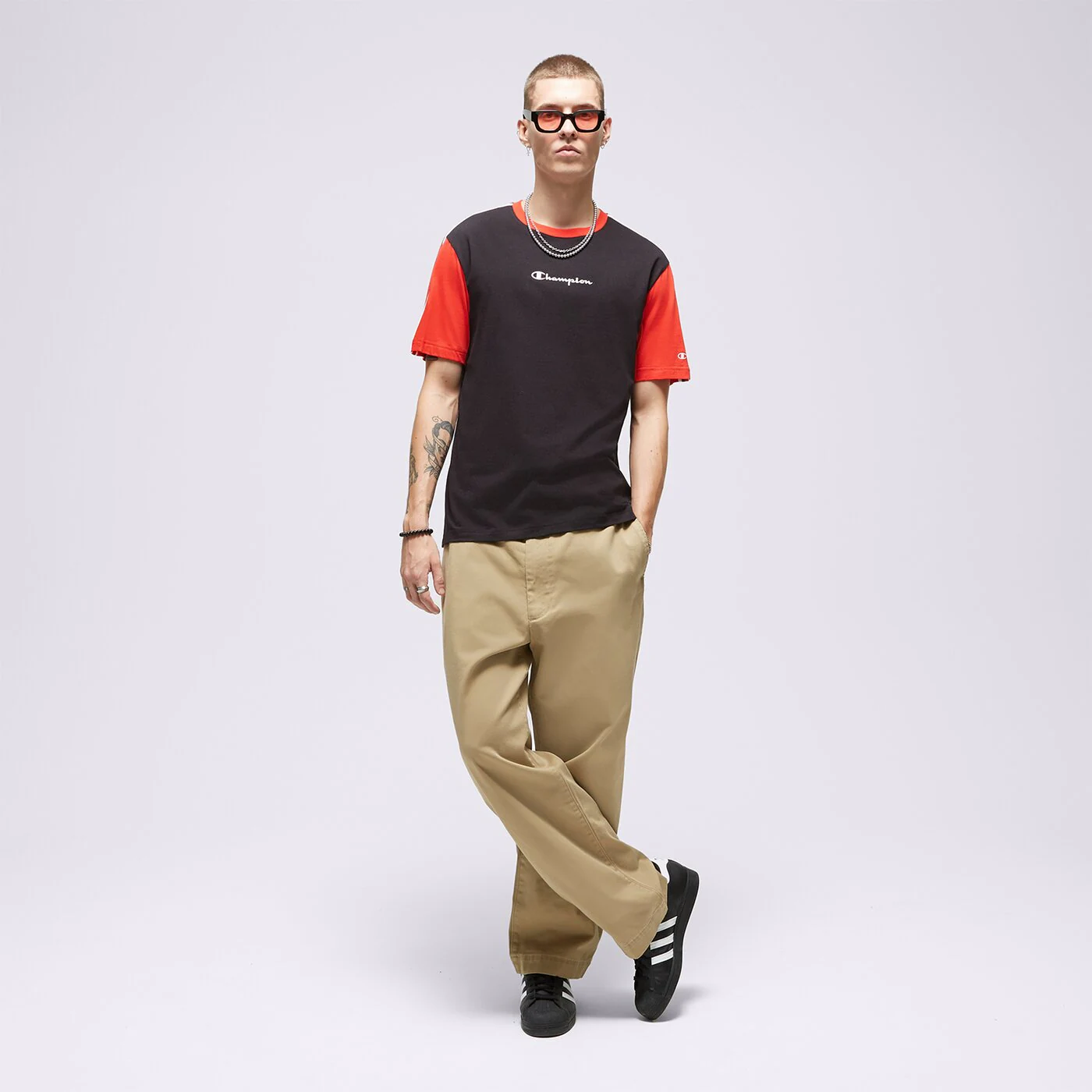 CHAMPION T-SHIRT CREWNECK T-SHIRT Schwarz