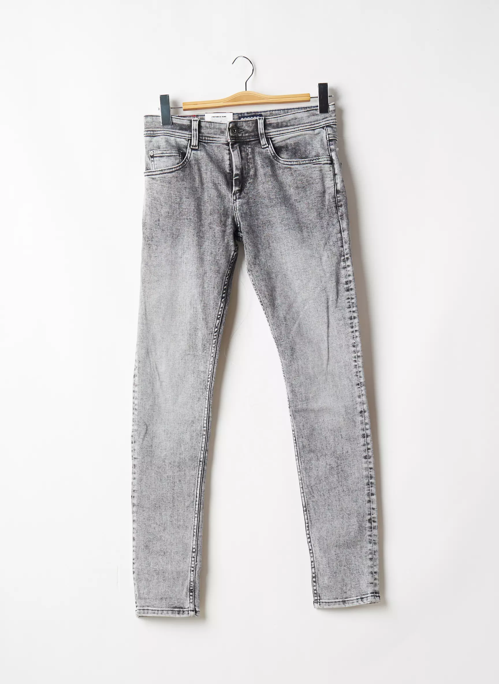 Bonobo Jeans Skinny Homme couleur gris