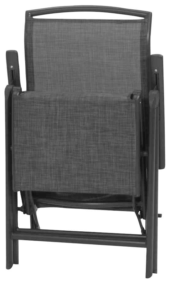 Siena Garden Gartensessel Livorno SET 4x Relax anthrazit (Set, 4-St)