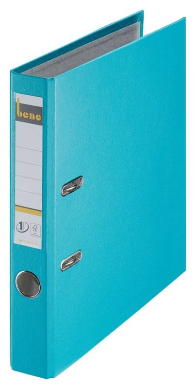 Bene No.1 Power Ordner DIN A4 52 mm Türkis 2 Ringe 291600 PP (Polypropylen) Hochformat