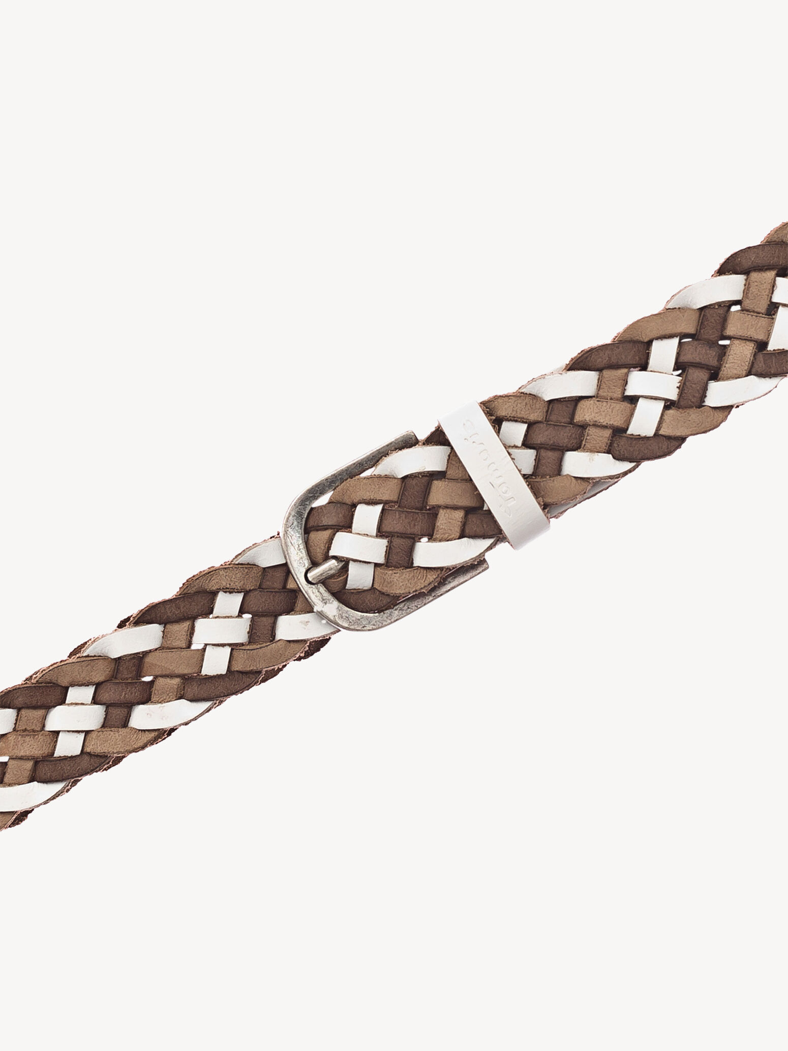 Ceinture en cuir - blanc