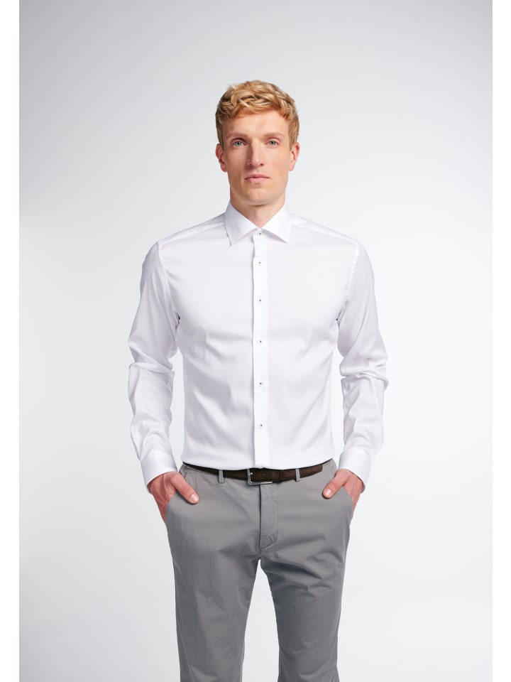 Eterna Hemd SLIM FIT in weiß günstig kaufen