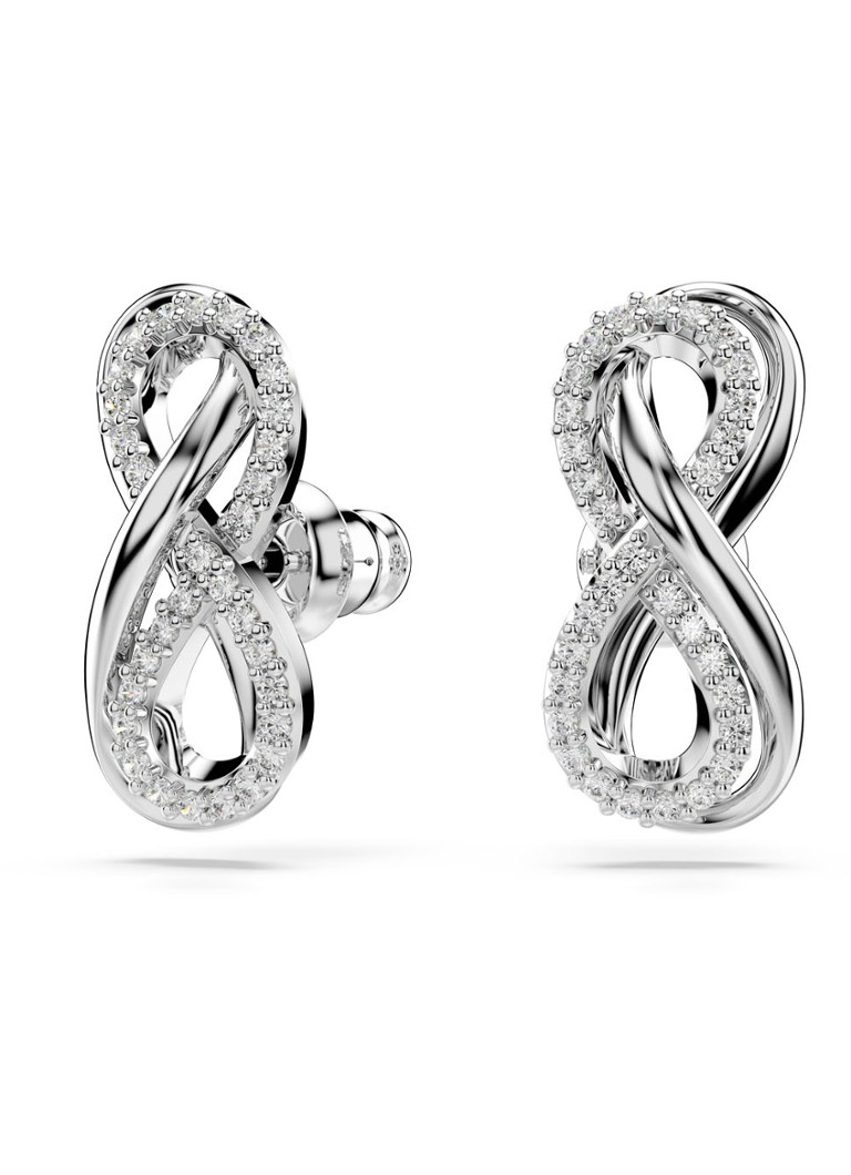 Swarovski Hyperbola stud earrings with crystal
