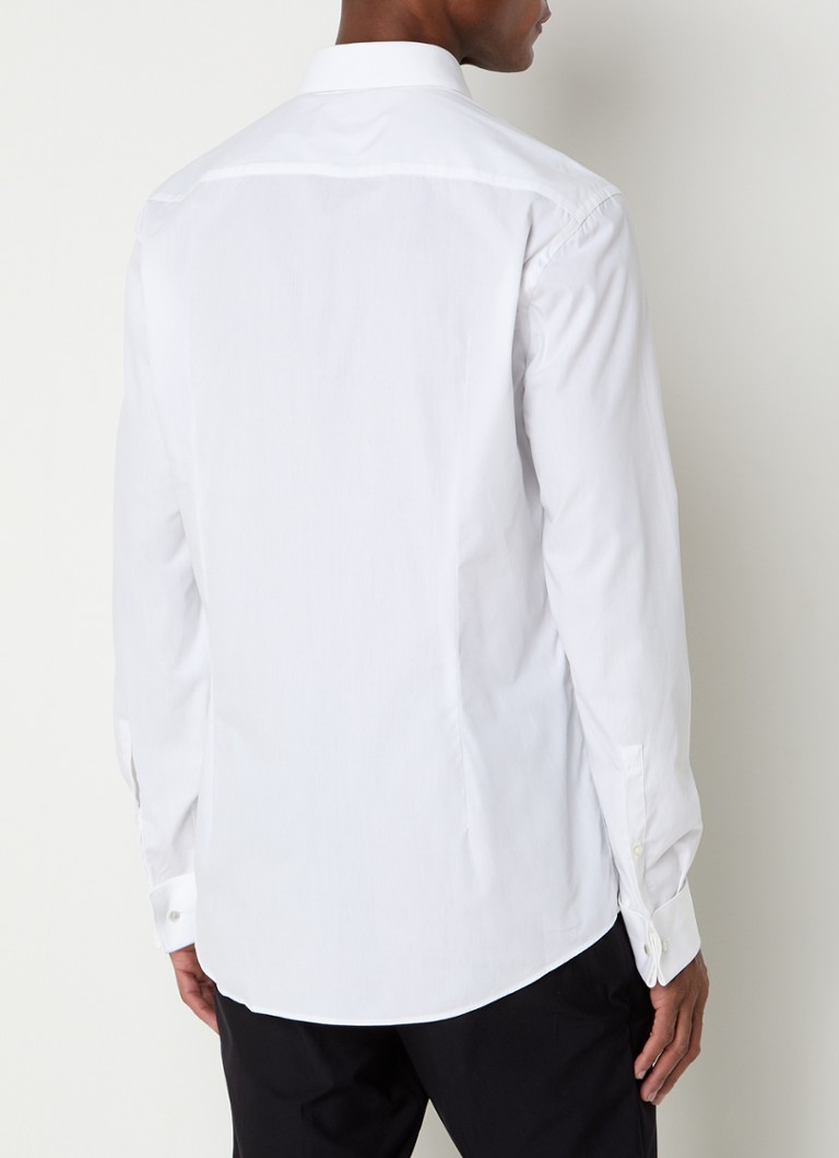 Camisa HUGO BOSS King de algodão com corte slim