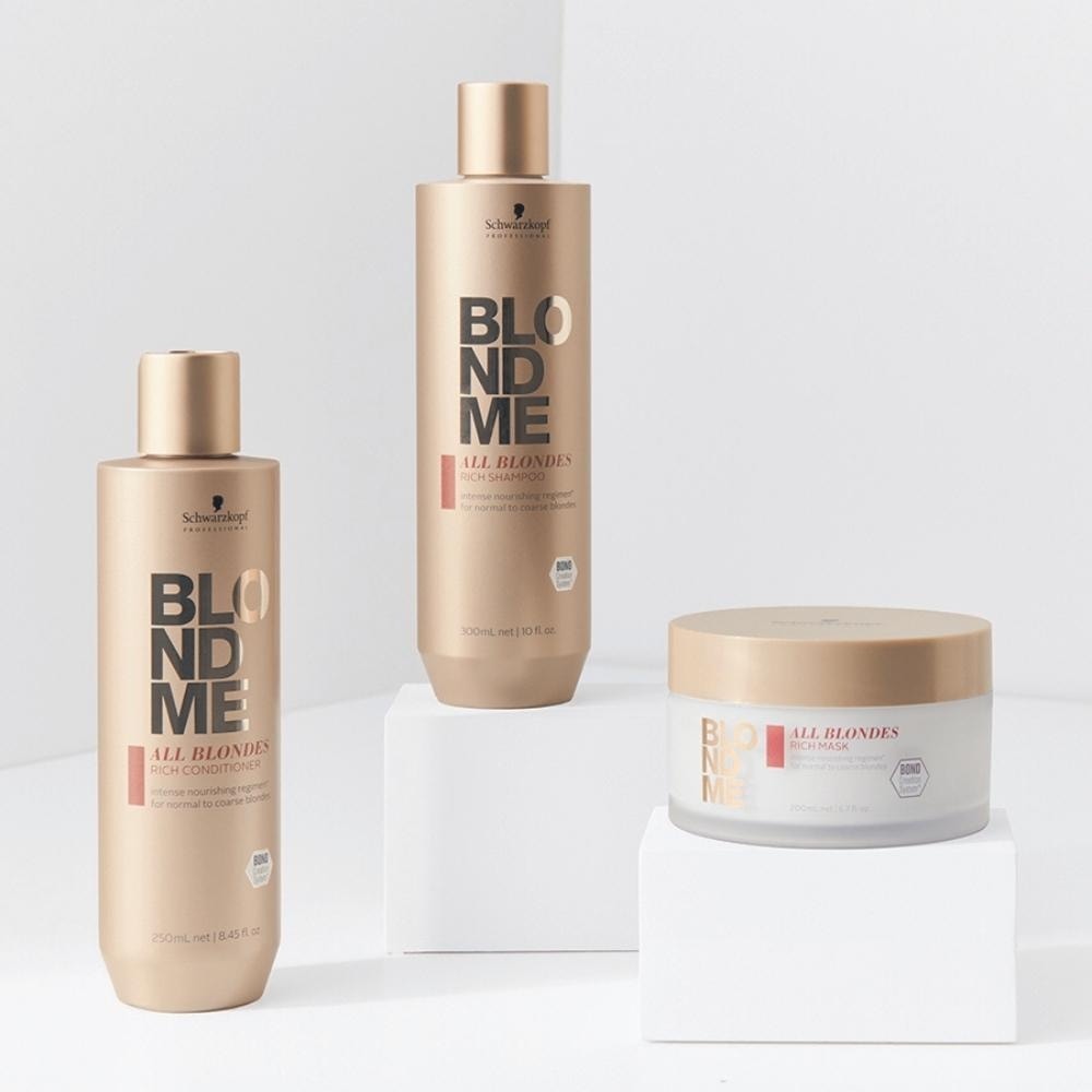 schwarzkopf professional BlondMe Shampooing Riche 300ml Shampooing
