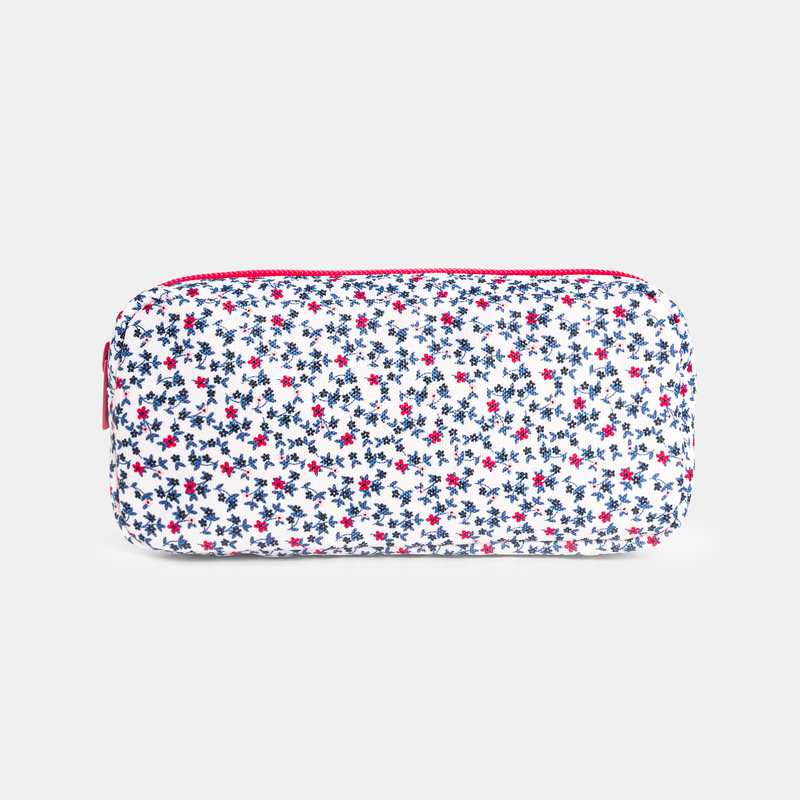 Trousse d'école imprimée blanc fille