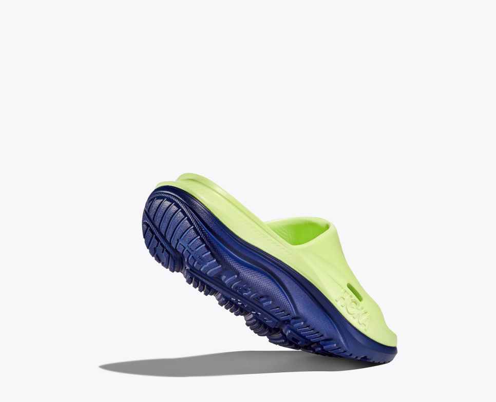 Ora Recovery Slide 3 Lettuce / Bellwether Blue