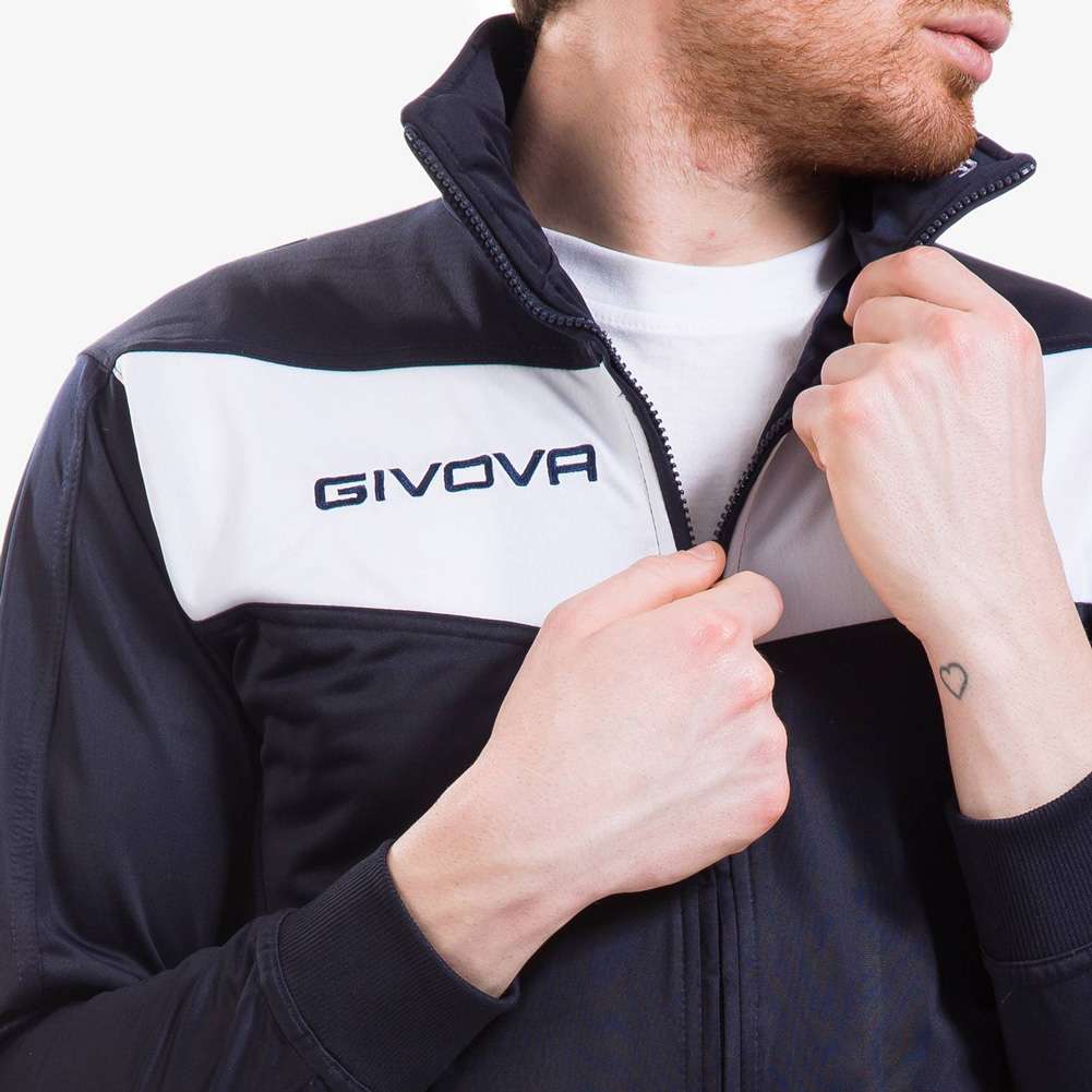 Givova Tuta Visa Trainingsanzug navy/weiß