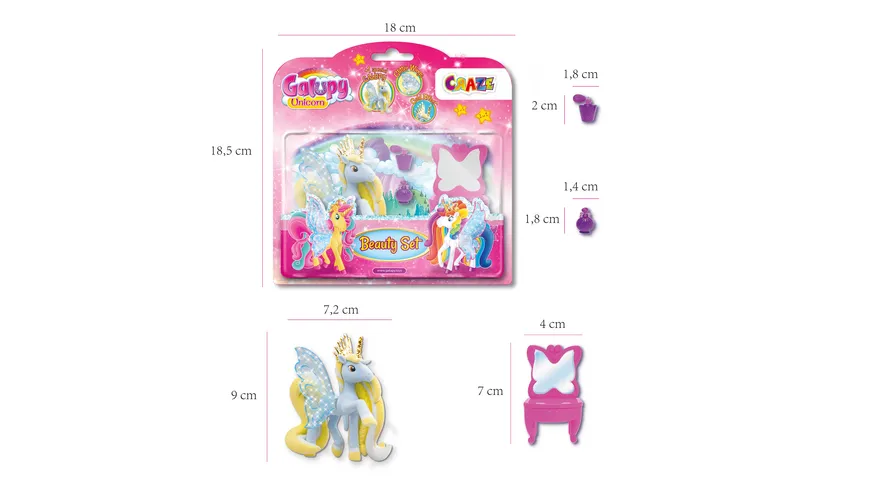 CRAZE - Galupy Unicorn Beauty Set