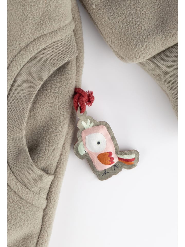 Sigikid Fleeceoverall pink cockatoo in grün günstig kaufen