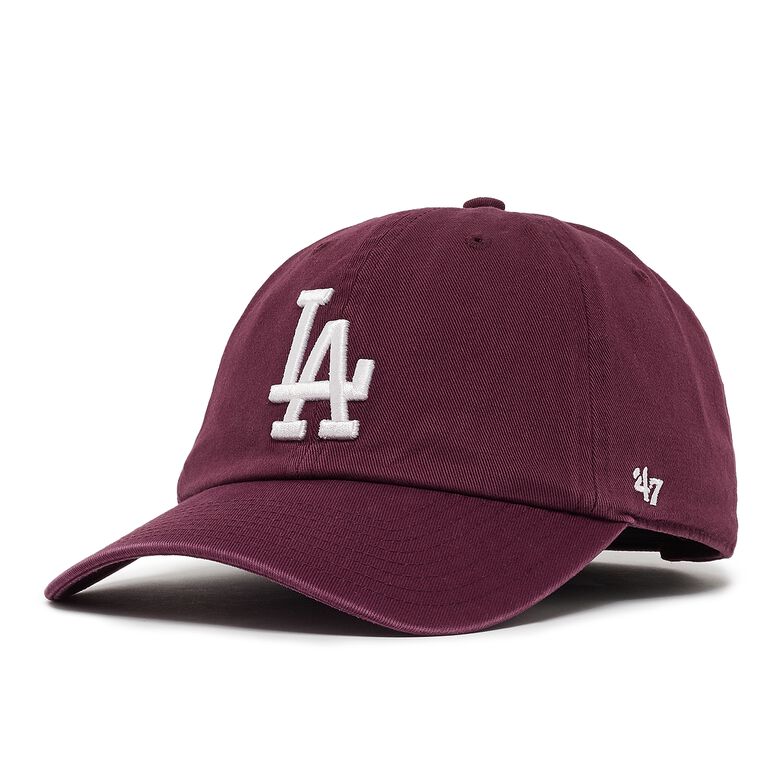 47 Brand MLB Los Angeles Dodgers '47 Clean Up Cap dark maroon